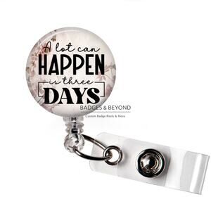 ✝️✨ A Lot Can Happen in Three Days Badge Reel | Christian ID Holder